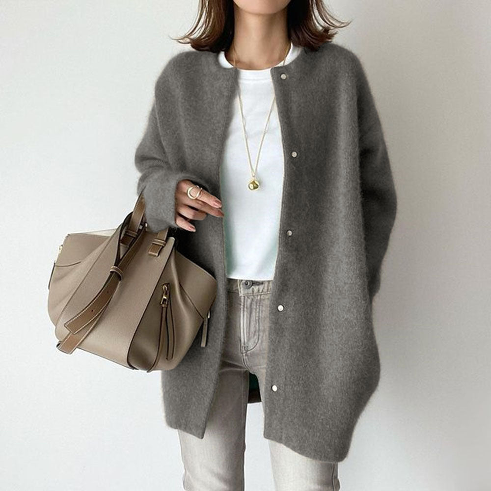 Soft Knitted Coat Cardigans Loose Jacket