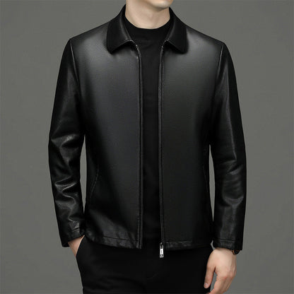 Men's ecological leather jacket