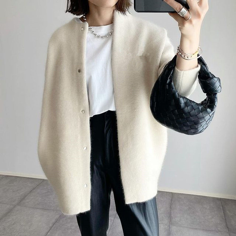 Soft Knitted Coat Cardigans Loose Jacket