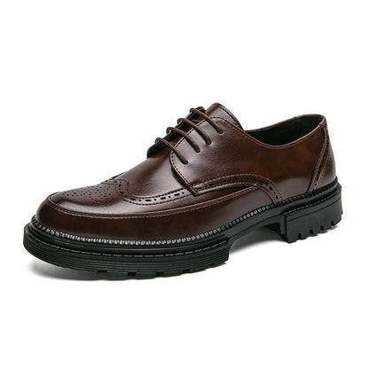 Trendy British-style Casual Leather Shoes