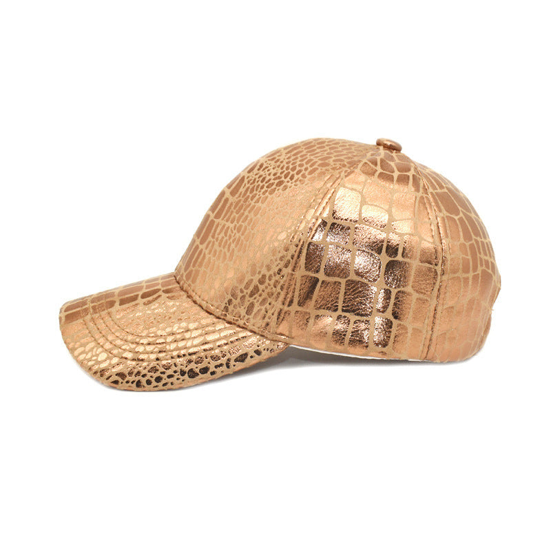 Stylish unisex croc print cap