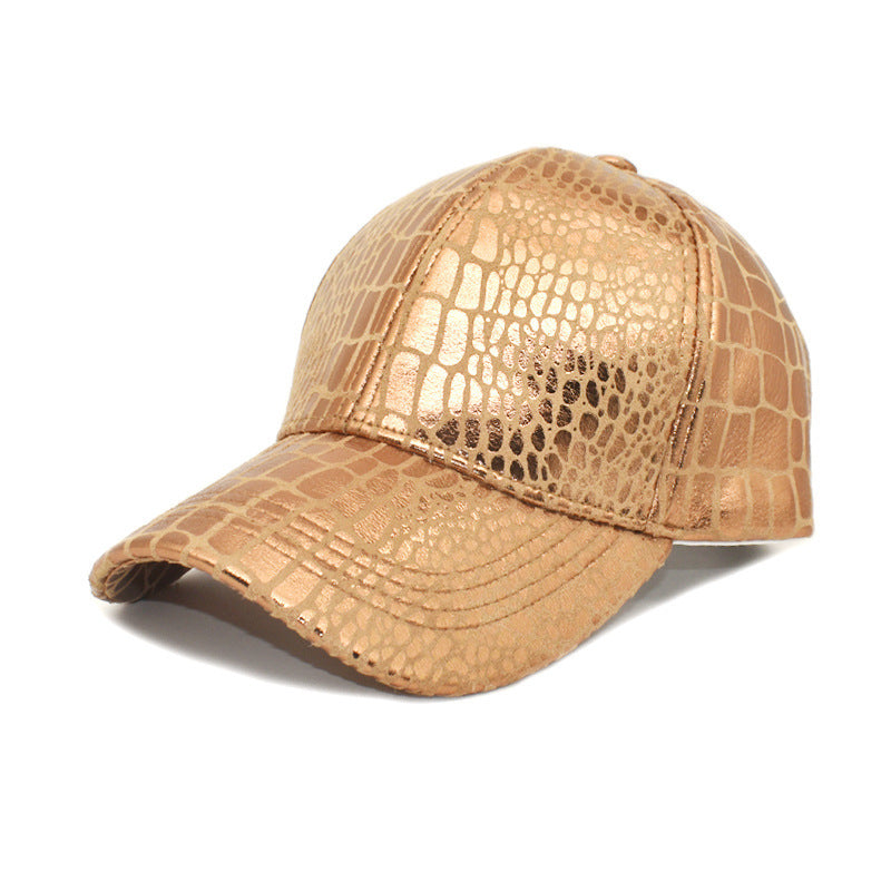 Stylish unisex croc print cap