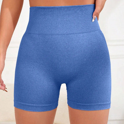 High-waist hip-lifting yoga shorts