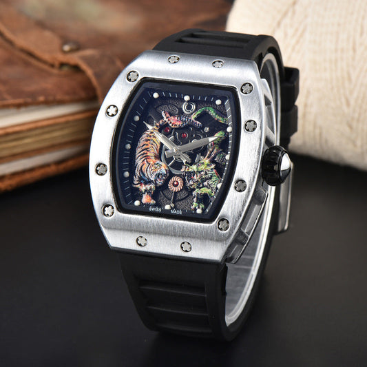 Dragon Tiger Competition Totem Pointer Quartz Watch