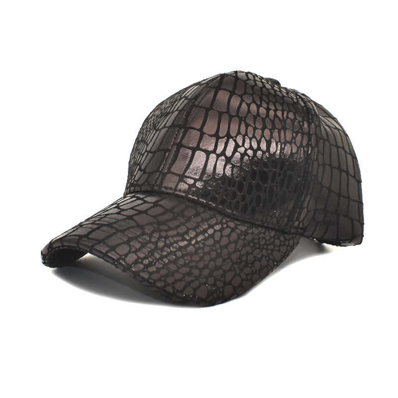 Stylish unisex croc print cap