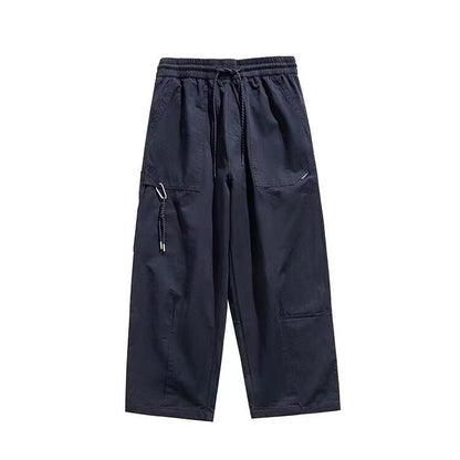 Niche loose straight-leg pants.