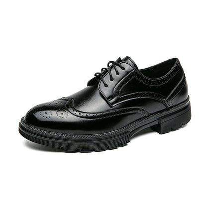 Brogue Business Formal Wear Leather Shoes