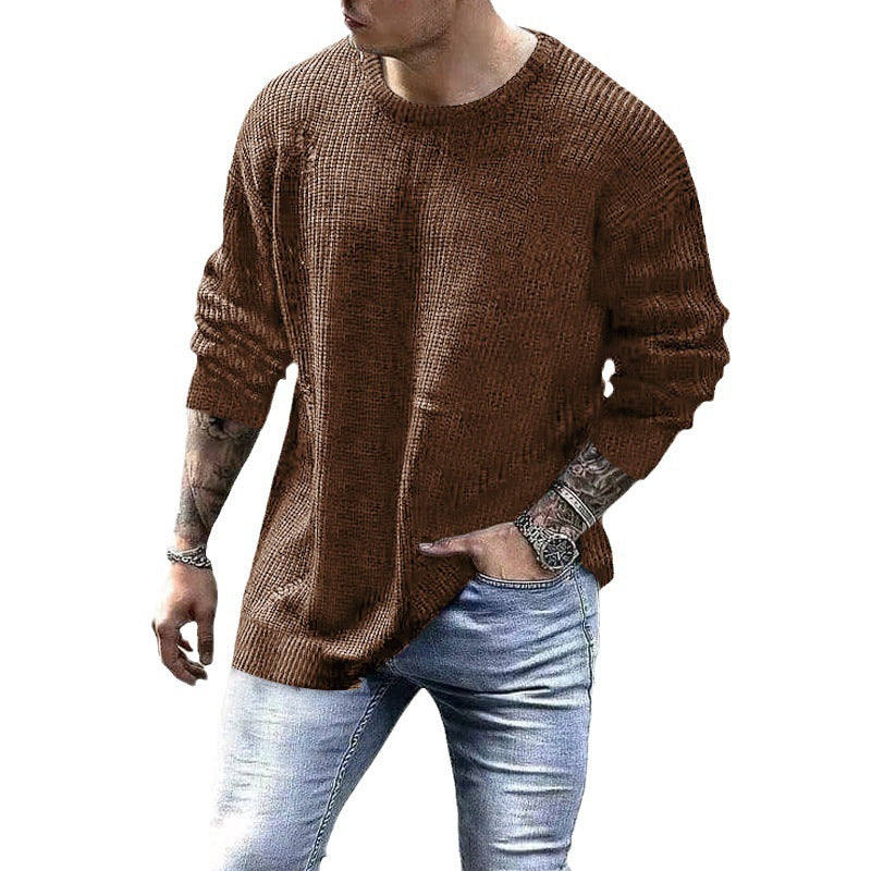 Fashionable Knitted Pullover