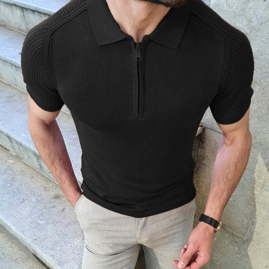 Summer Knitwear Men's Slim Top