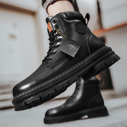 Seven-hole Fleece-lined Durable Wear-resistant Overalls Boots