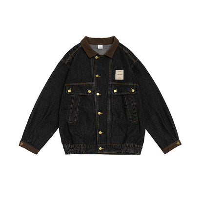 Men's Fashion Corduroy Polo Collar Jacket