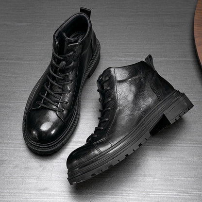 Sturdy, Stylish, Genuine Leather Boots