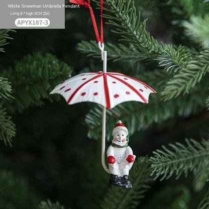 Scandi Hot Air Balloon Christmas Charm