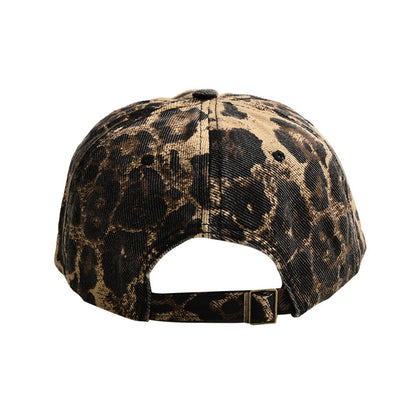 Peaked baseball hat for outdoor wear.