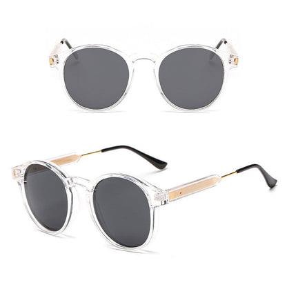 Men's And Women's Retro Sunglasses Round Sun Glasses