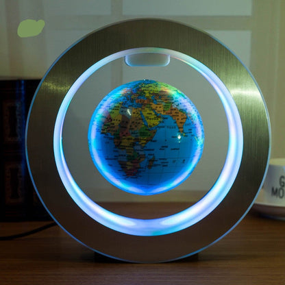 Round LED World Map