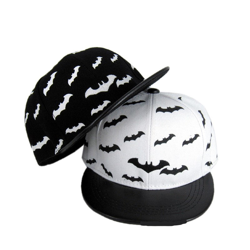 Bat Print Men's And Women's Hip Hop Baseball Cap