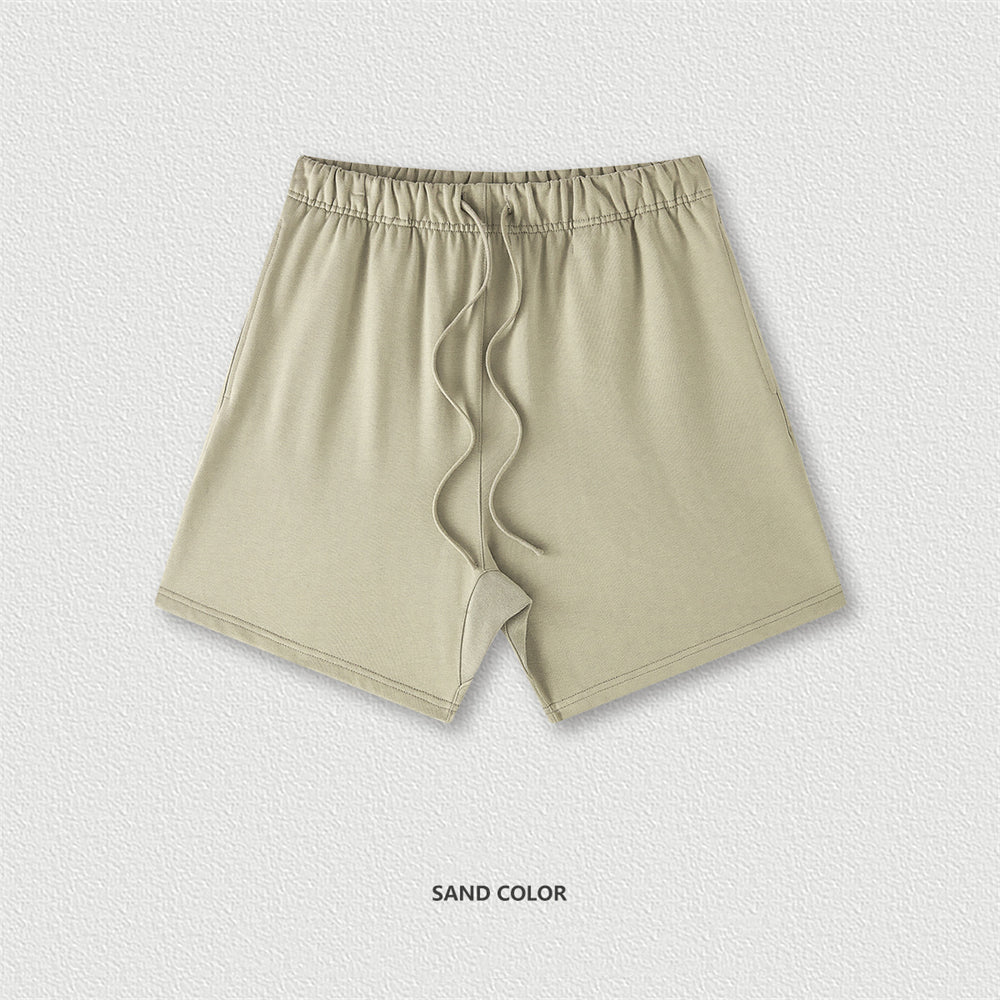 Mens Fashion Loose Solid Color Shorts