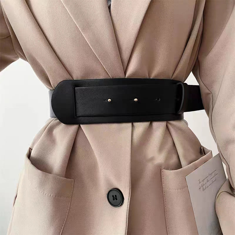 Fashion High Design Sense Wide Waist Belt