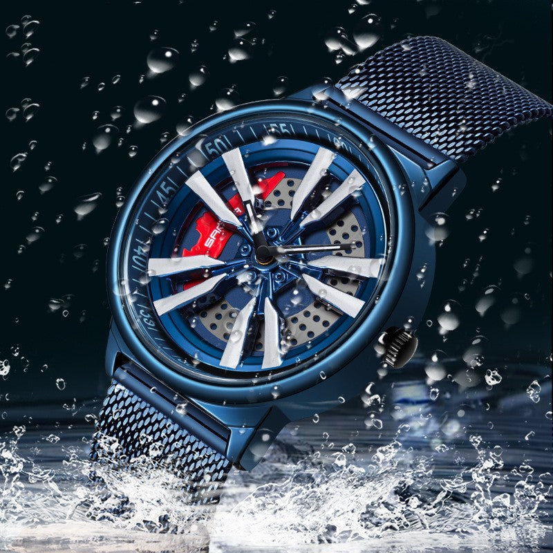 Rotating Wheel Watch