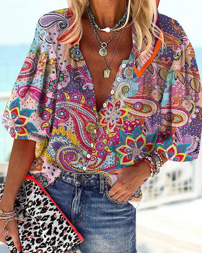 Floral Fantasy Blouse