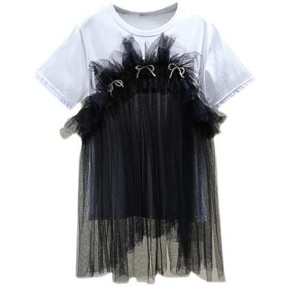 Chic Bow Embellished Tee