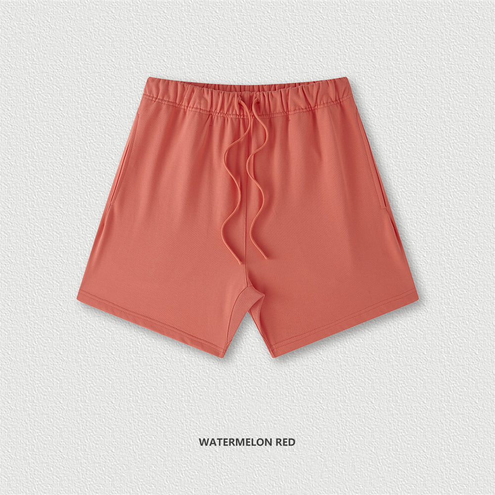 Mens Fashion Loose Solid Color Shorts