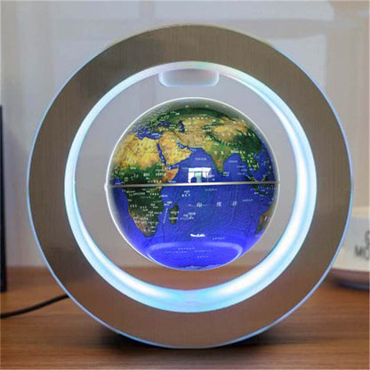 Round LED World Map