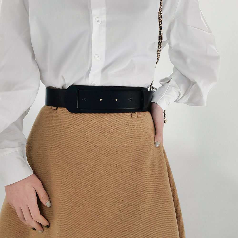 Fashion High Design Sense Wide Waist Belt