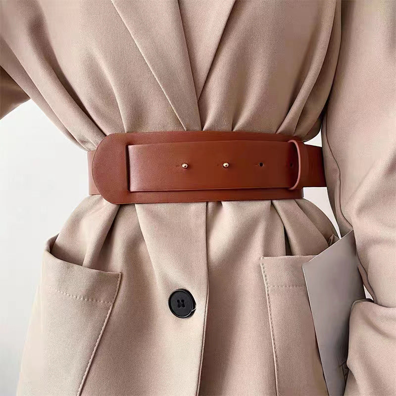 Fashion High Design Sense Wide Waist Belt