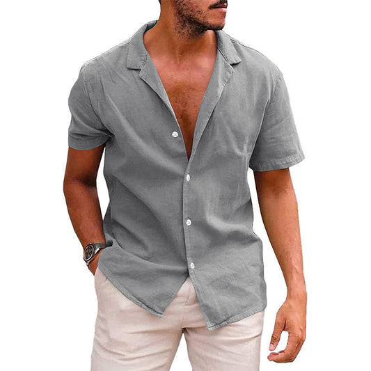 Casual short sleeve beach shirt.