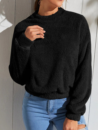 Double-sided Velvet Loose Fleece Sweatshirt