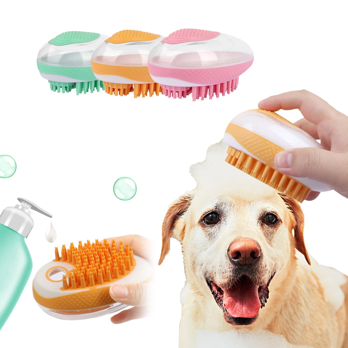 Dog & Cat Bath Brush