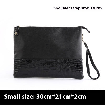 Crocodile Pattern Clutch Crossbody