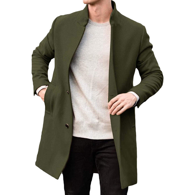 New Thick Woolen Men's Coat