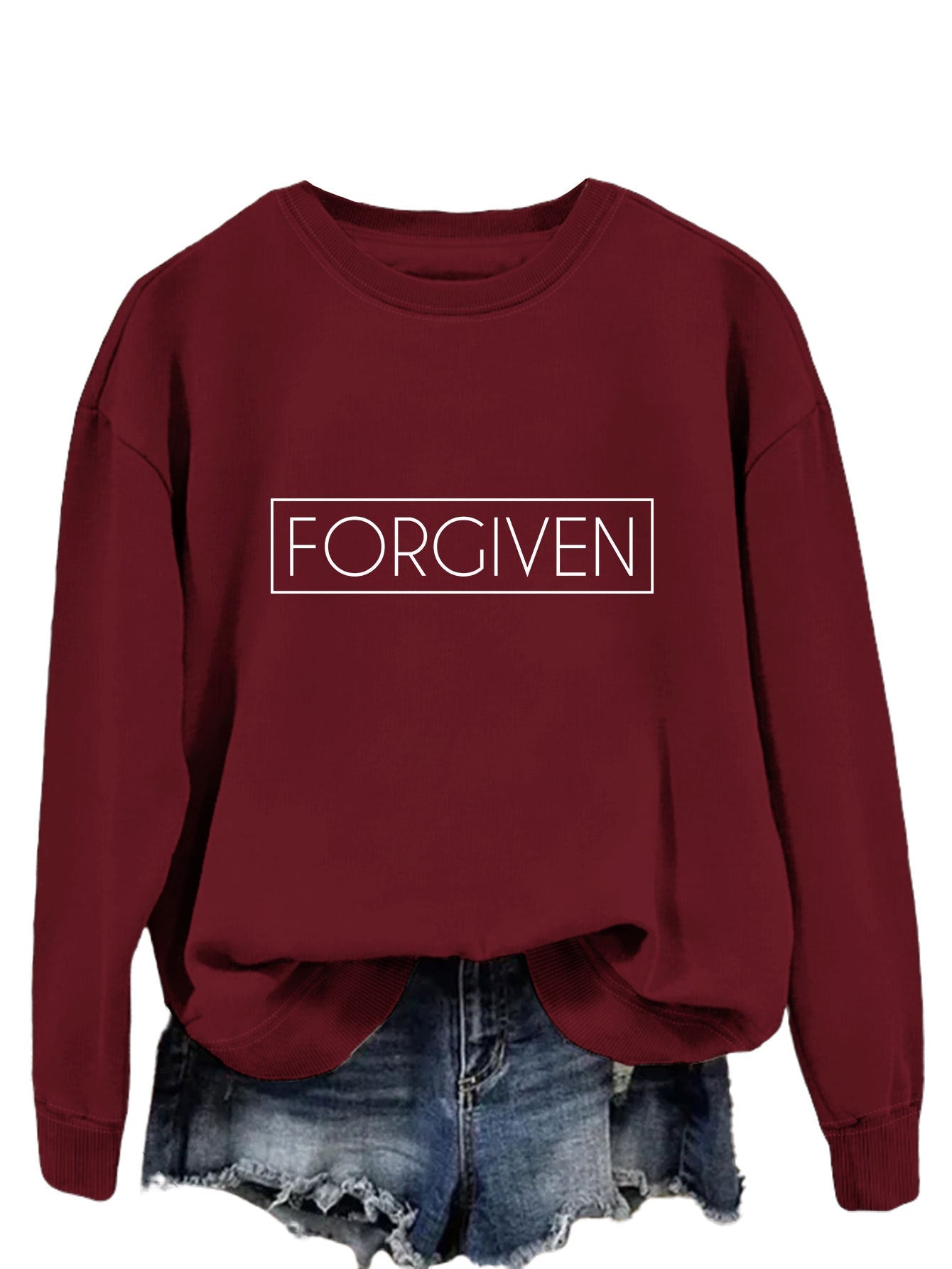 Tops Loose Long Sleeve Sweatshirt