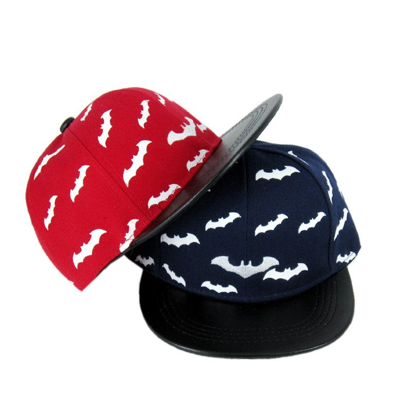 Bat Print Men's And Women's Hip Hop Baseball Cap