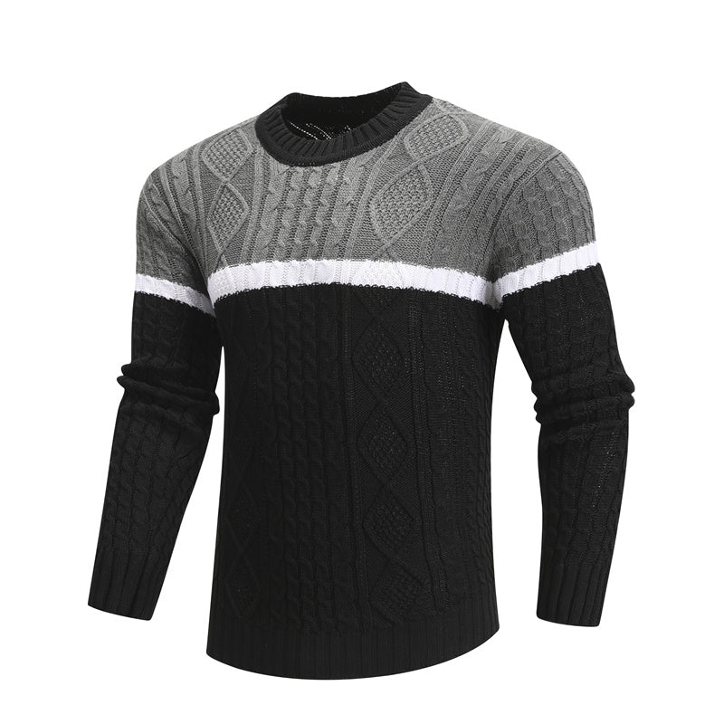 Men Casual Knitted Soft Cotton Sweaters