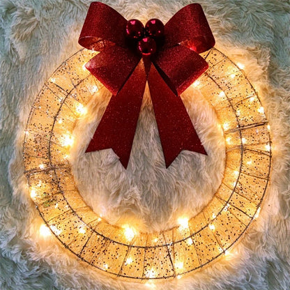 Radiant Noel LED Wreath