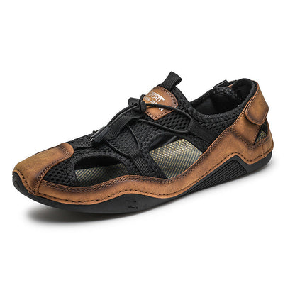 Breathable, hollowed-out, large size casual shoes