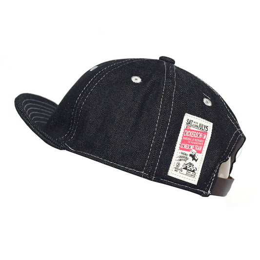 Retro Soft Top Short Brim Street Hat Men