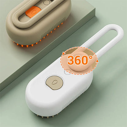 3-in-1 electric pet grooming brush.