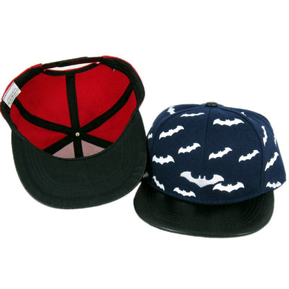 Bat Print Men's And Women's Hip Hop Baseball Cap