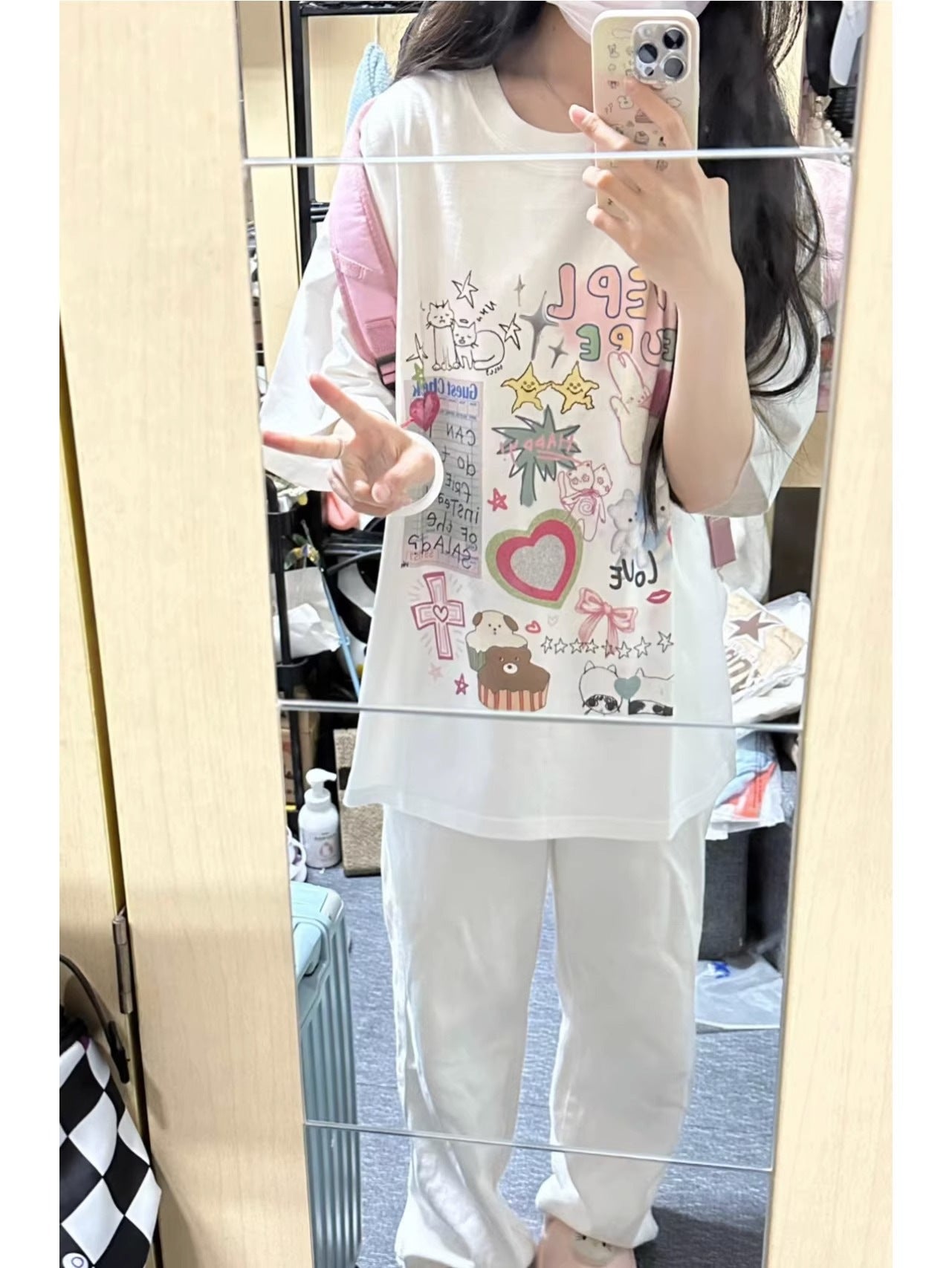 Sweet Heavy Cotton Printed T-shirt