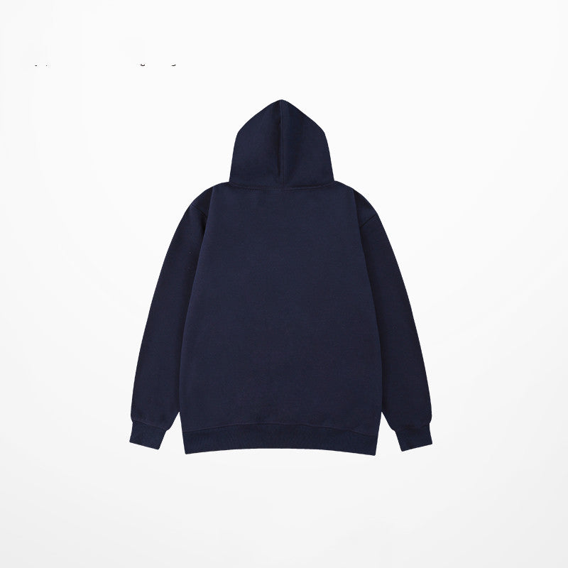 Loose Plush American Retro Hoodie