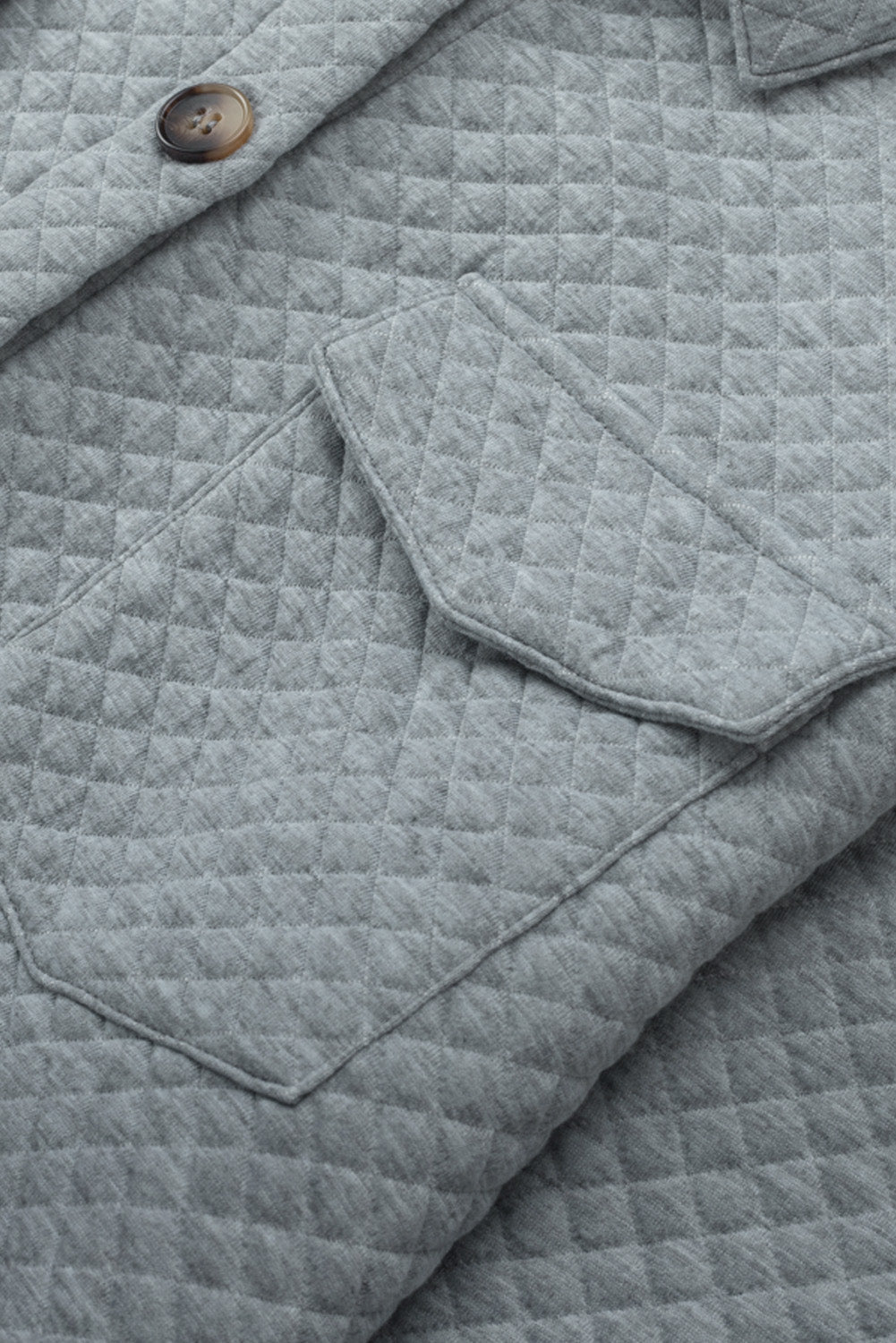 Quilted shacket with retro vibes