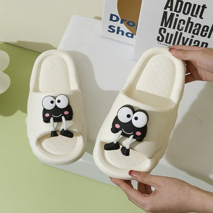 Whimsical frog slippers: summer fun