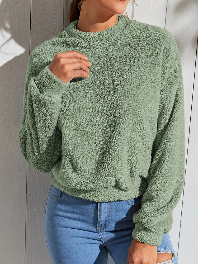 Double-sided Velvet Loose Fleece Sweatshirt