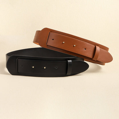 Fashion High Design Sense Wide Waist Belt