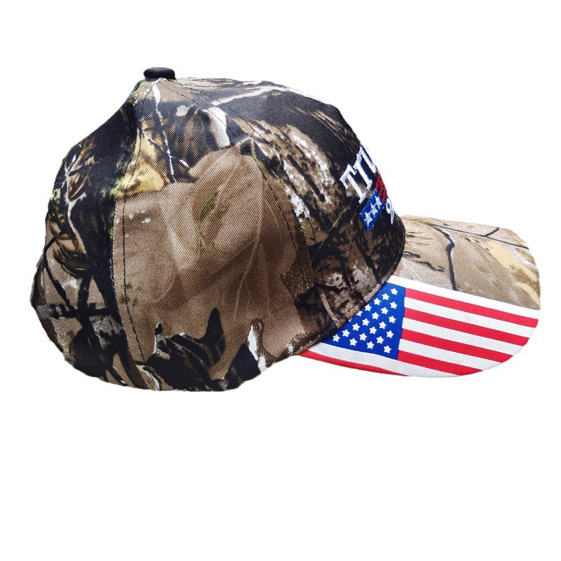 American Flag Letter Embroidered Baseball Cap